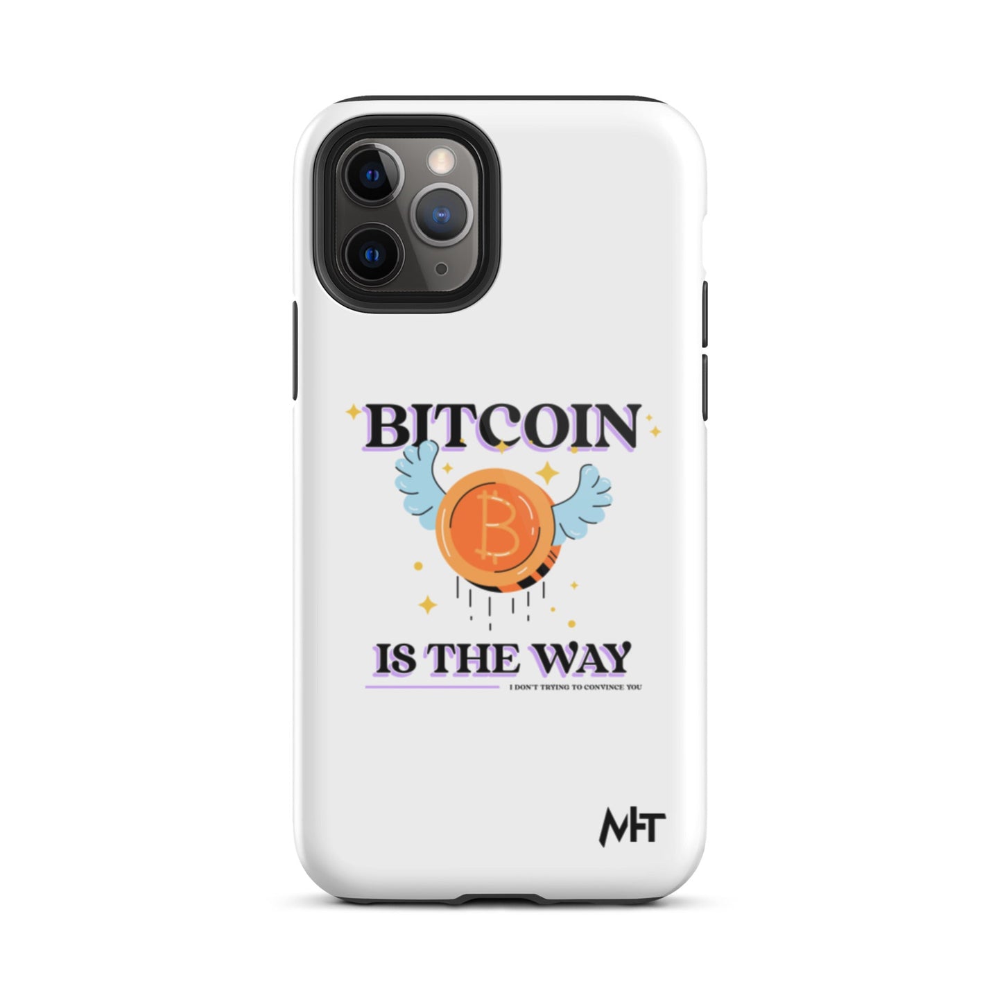 Bitcoin is the way - Tough iPhone case by DarkByteGear