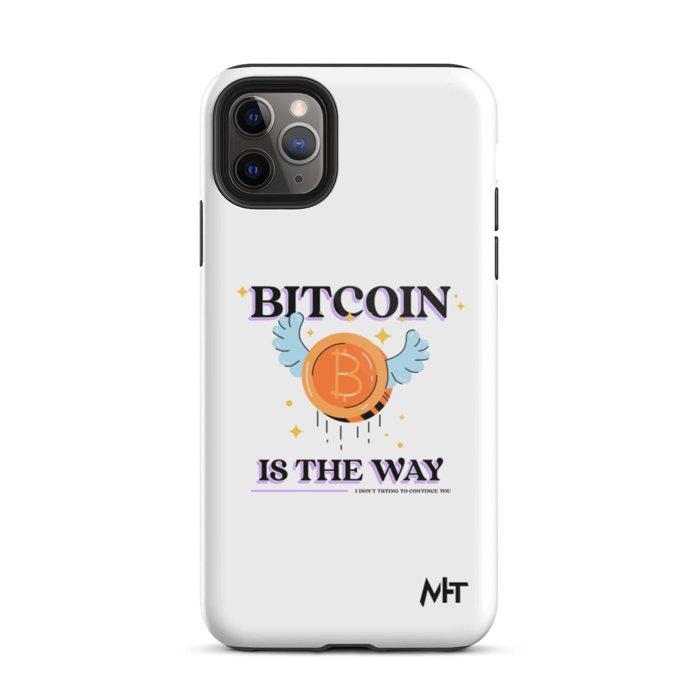 Bitcoin is the way - Tough iPhone case by DarkByteGear