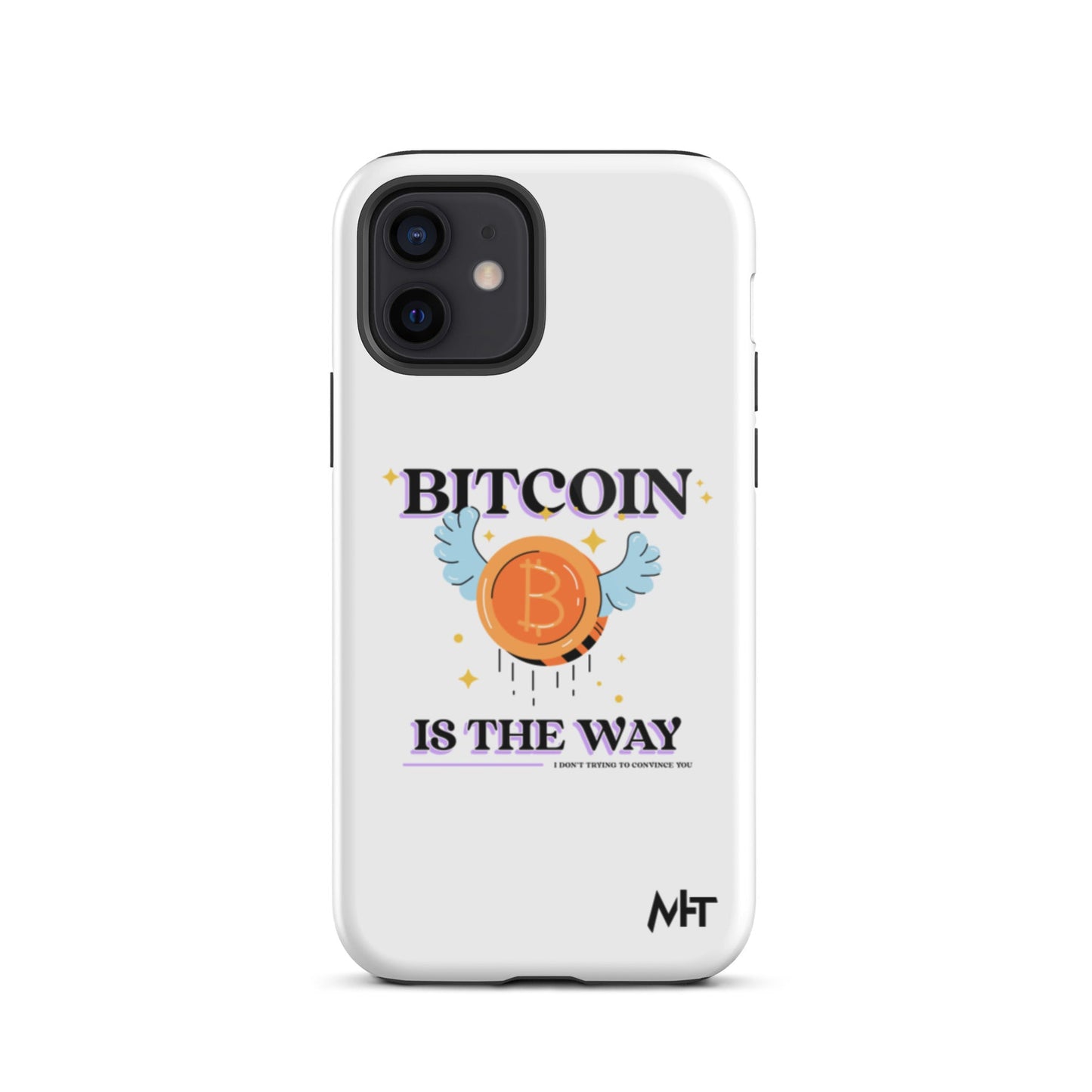Bitcoin is the way - Tough iPhone case by DarkByteGear