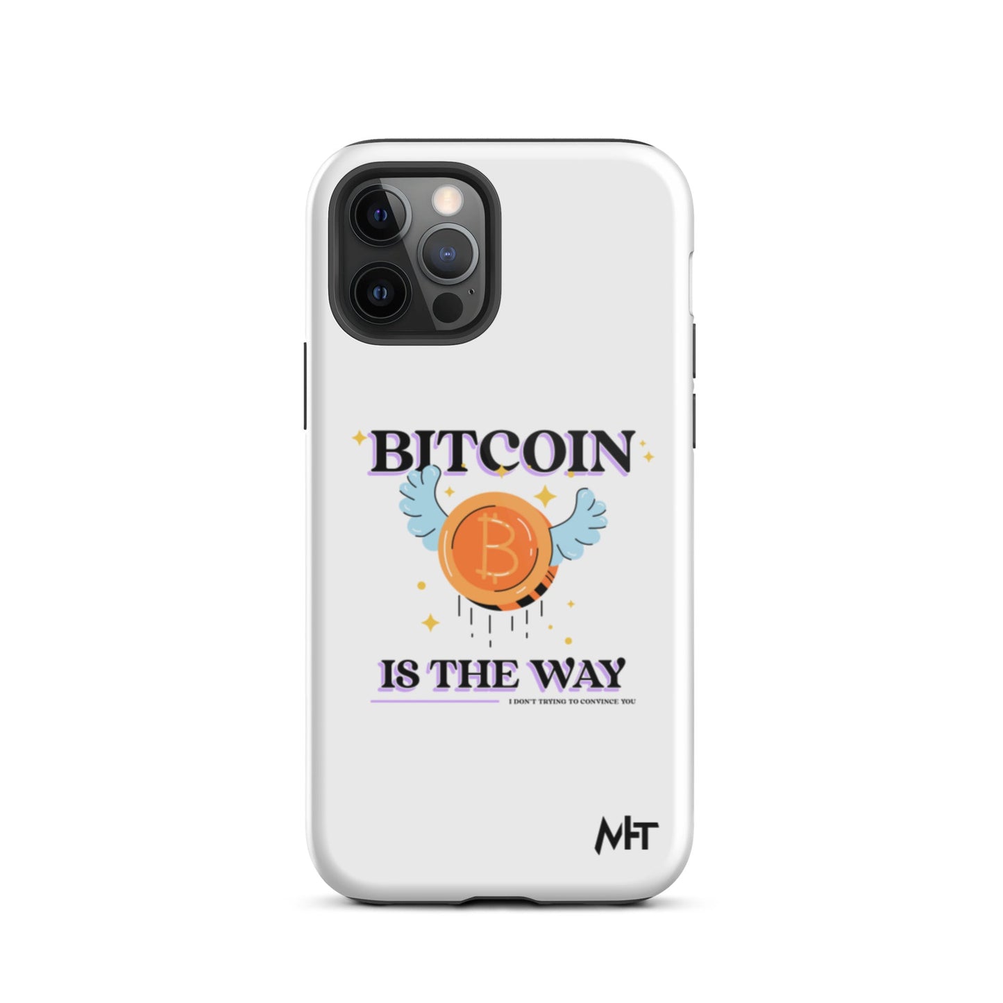 Bitcoin is the way - Tough iPhone case by DarkByteGear