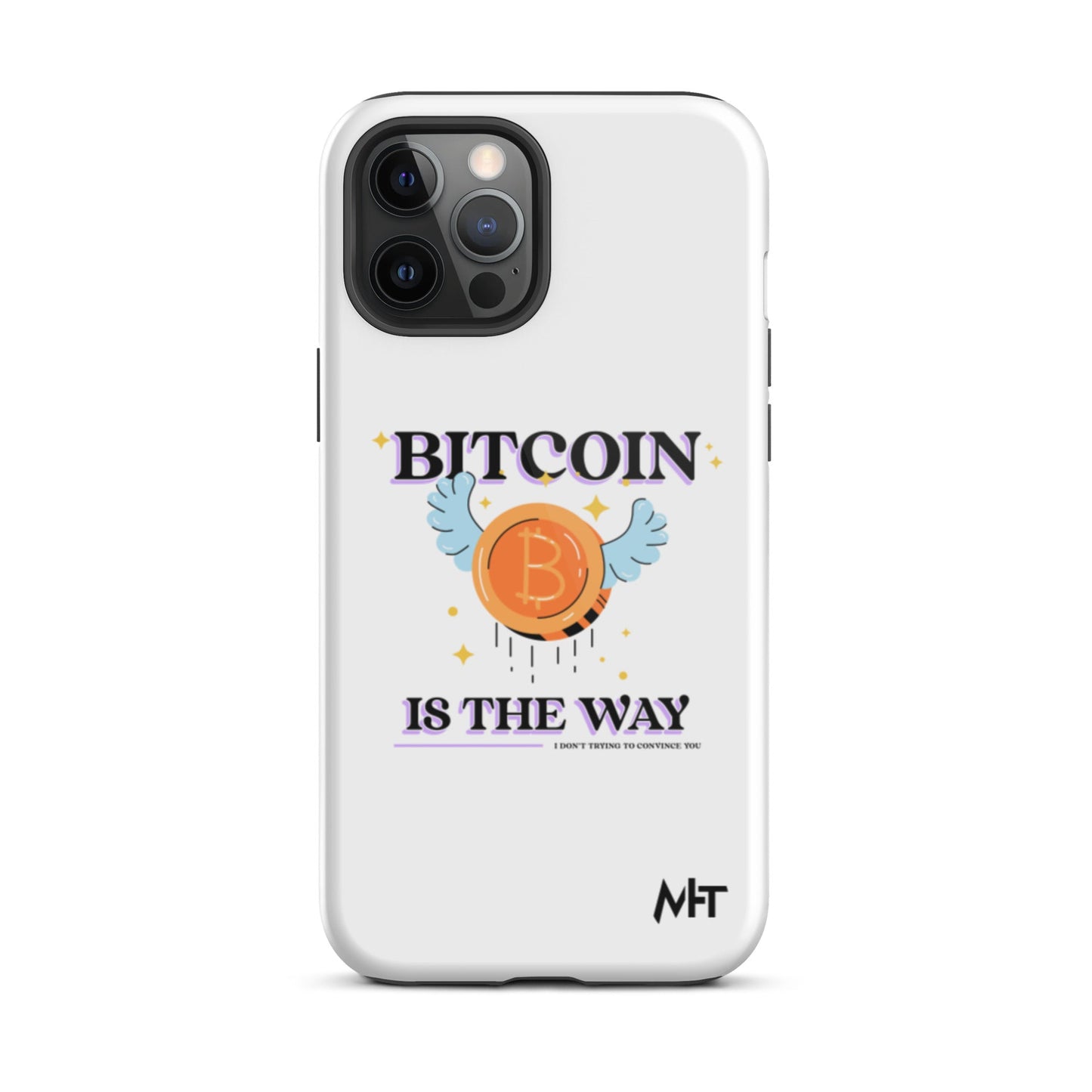 Bitcoin is the way - Tough iPhone case by DarkByteGear