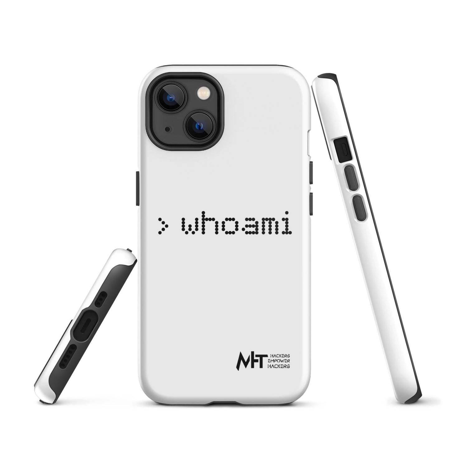 Whoami - Tough iPhone case by DarkByteGear