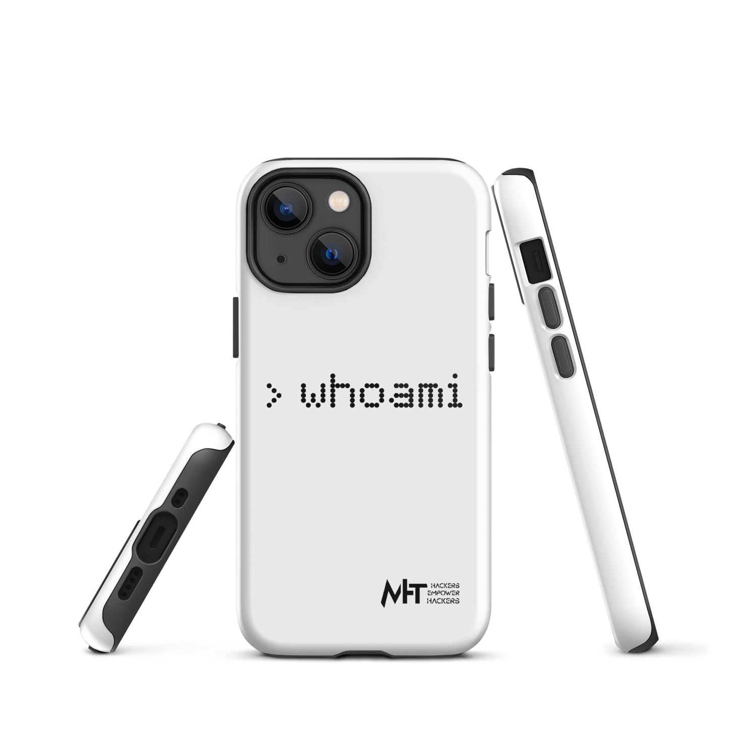 Whoami - Tough iPhone case by DarkByteGear