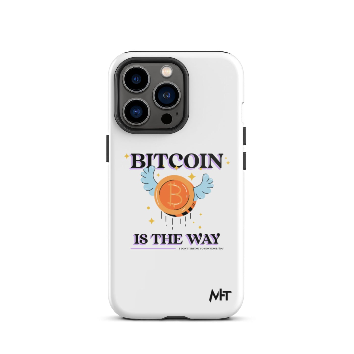 Bitcoin is the way - Tough iPhone case by DarkByteGear