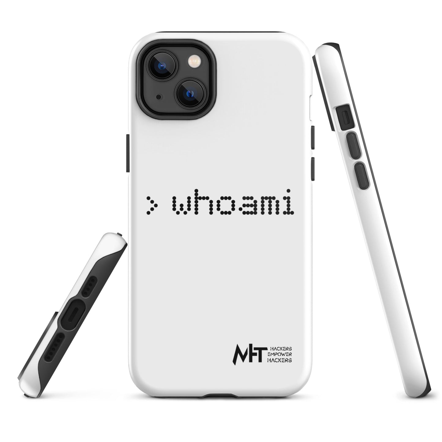 Whoami - Tough iPhone case by DarkByteGear