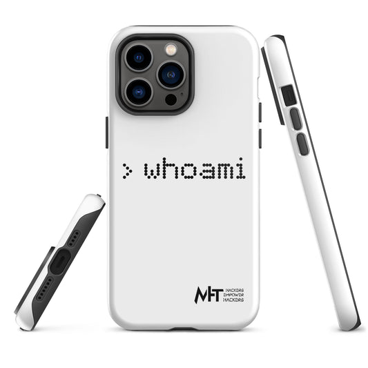 Whoami - Tough iPhone case by DarkByteGear