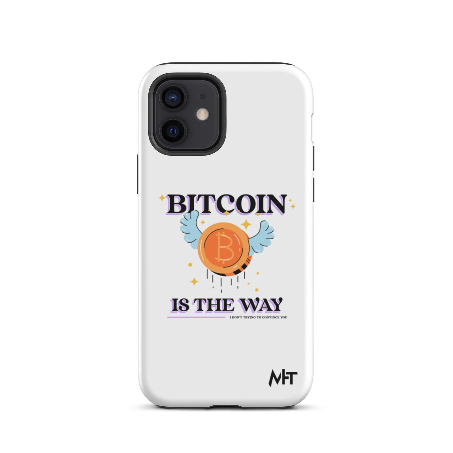 Bitcoin is the way - Tough iPhone case by DarkByteGear