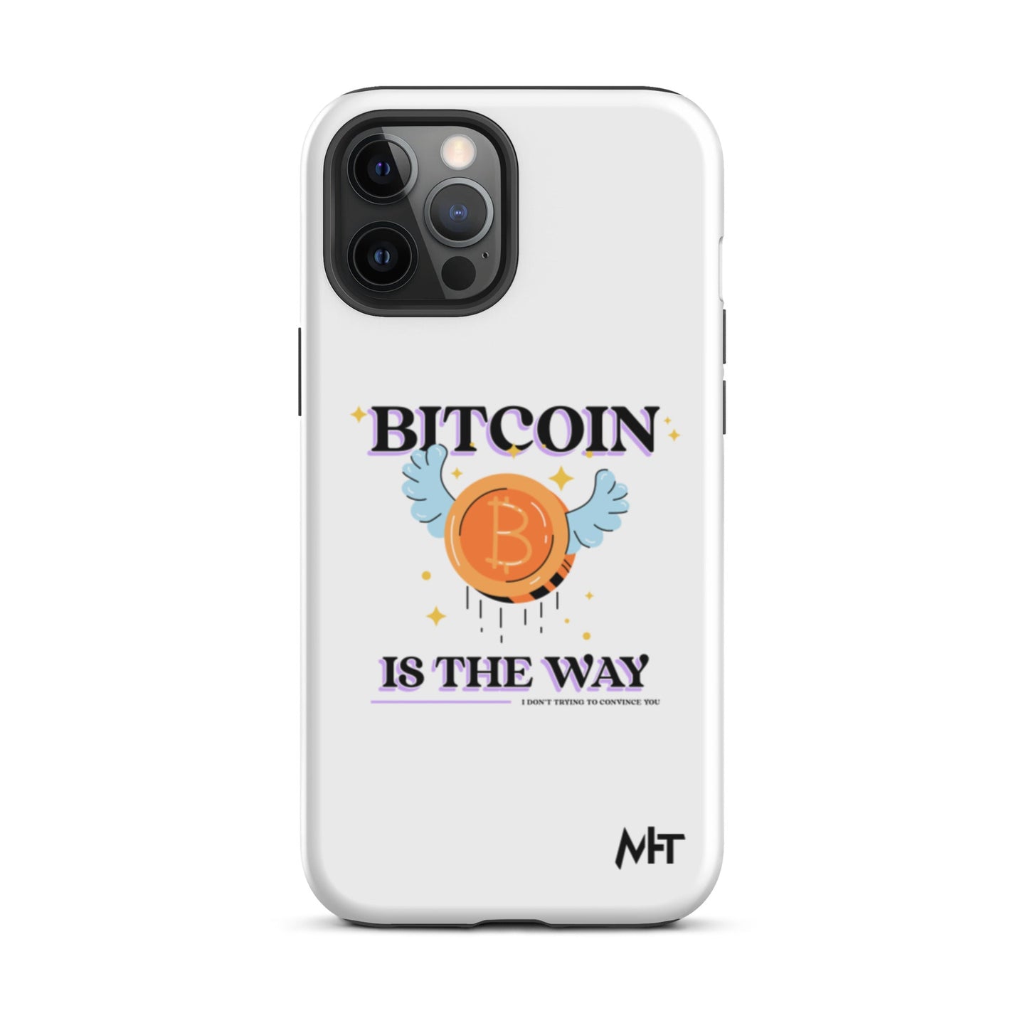 Bitcoin is the way - Tough iPhone case by DarkByteGear