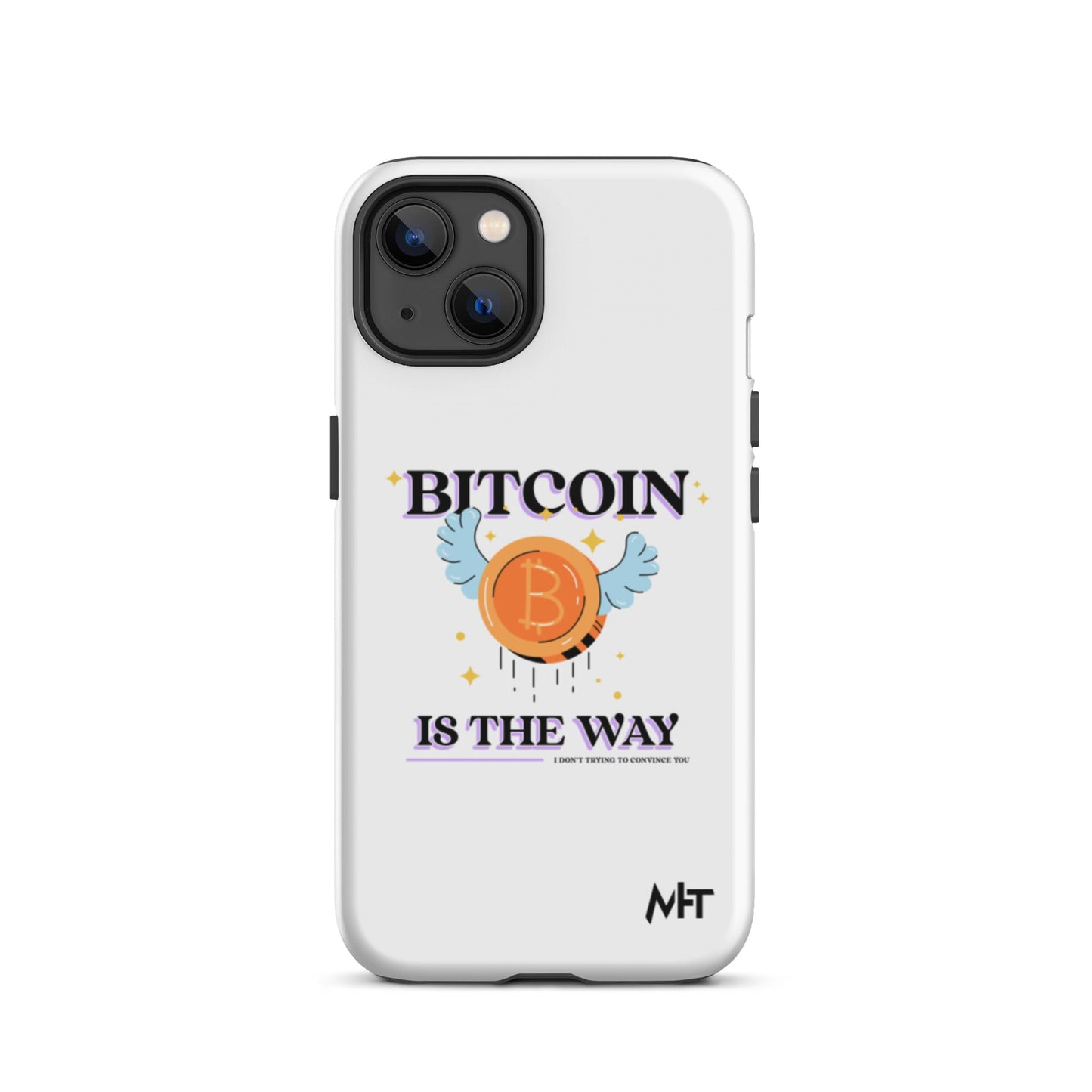 Bitcoin is the way - Tough iPhone case by DarkByteGear