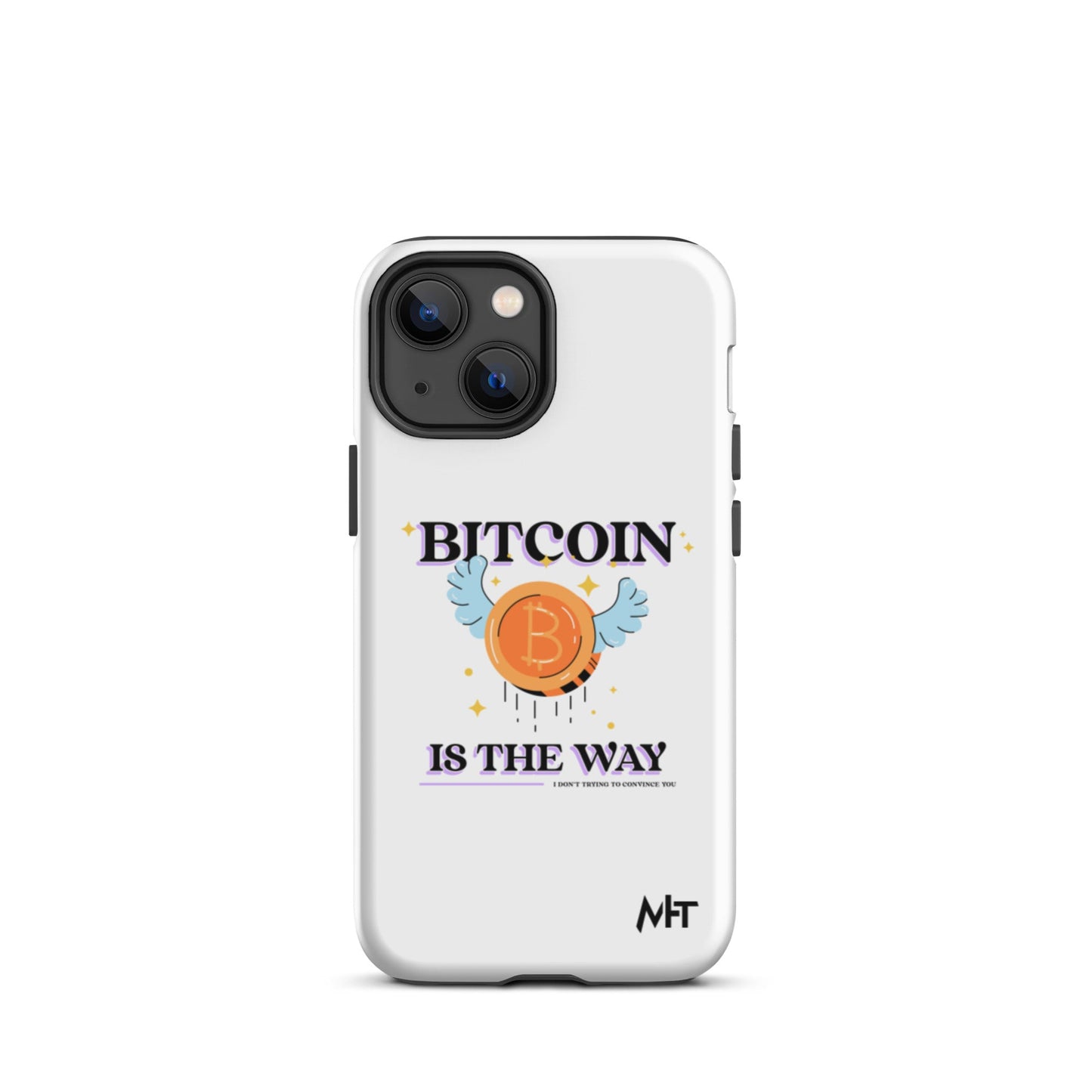 Bitcoin is the way - Tough iPhone case by DarkByteGear