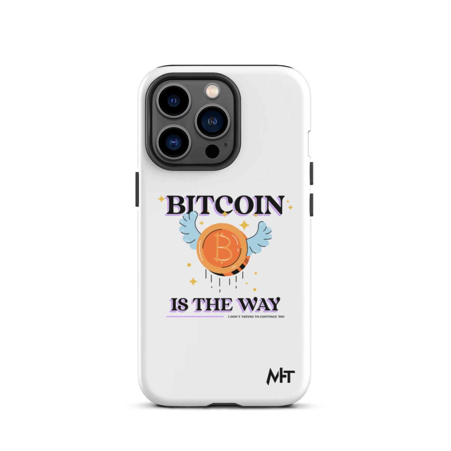 Bitcoin is the way - Tough iPhone case by DarkByteGear