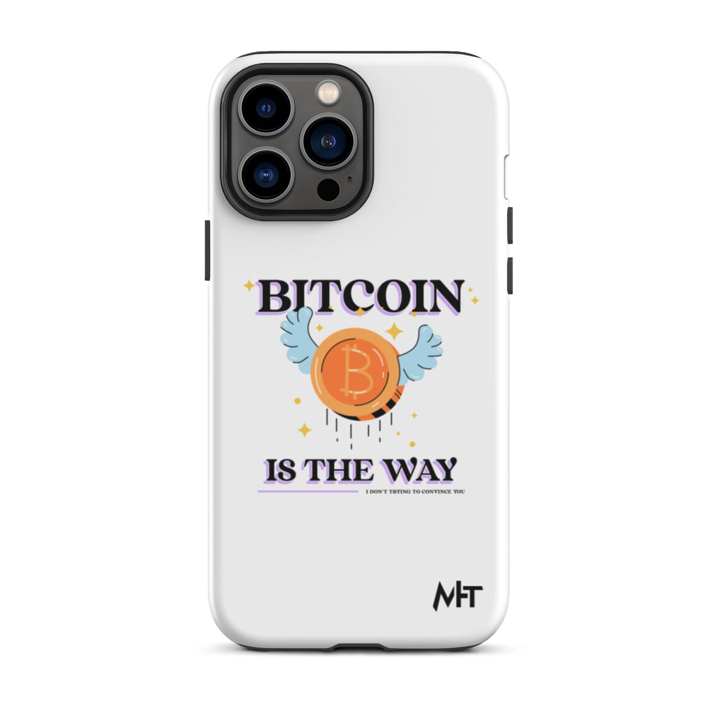 Bitcoin is the way - Tough iPhone case by DarkByteGear