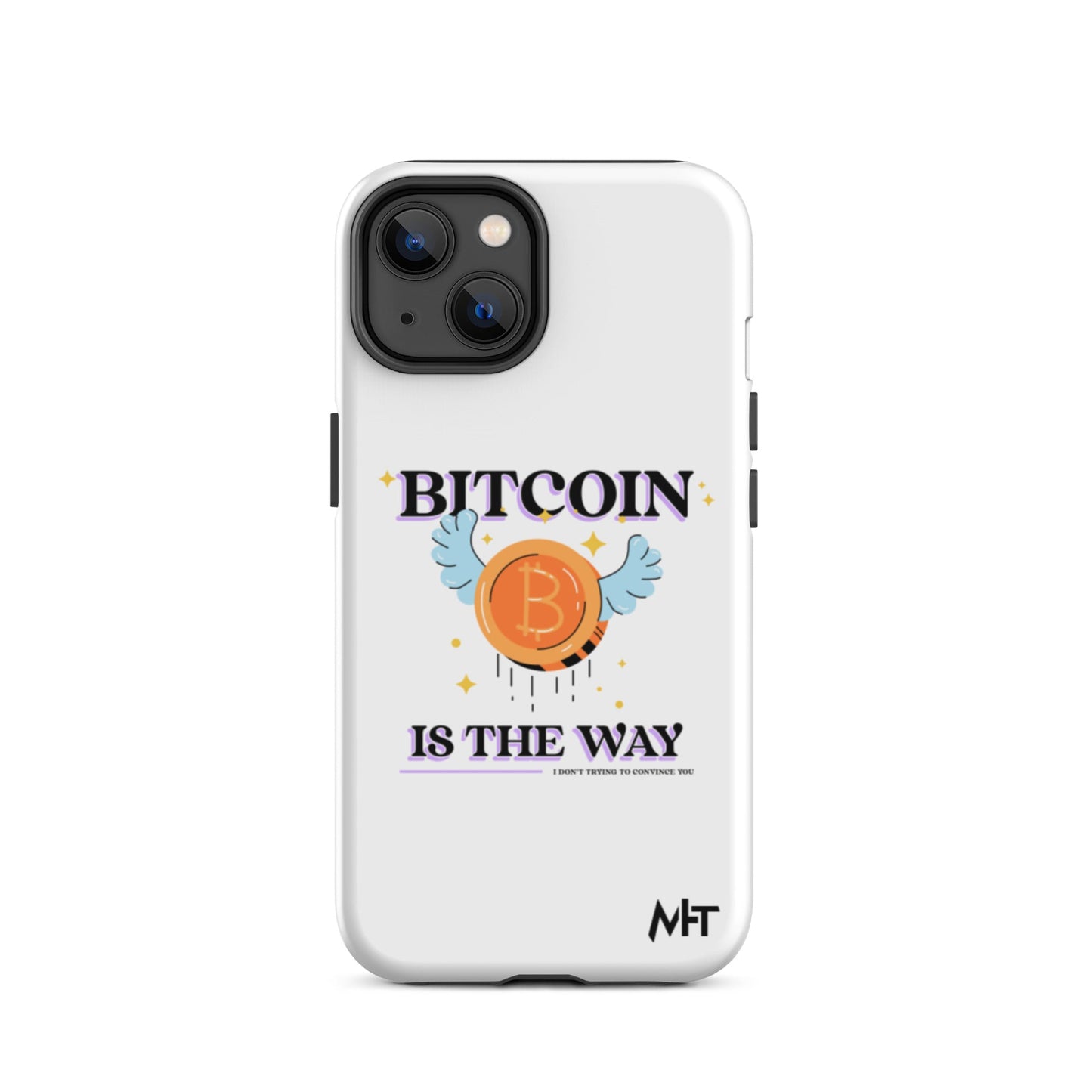 Bitcoin is the way - Tough iPhone case by DarkByteGear