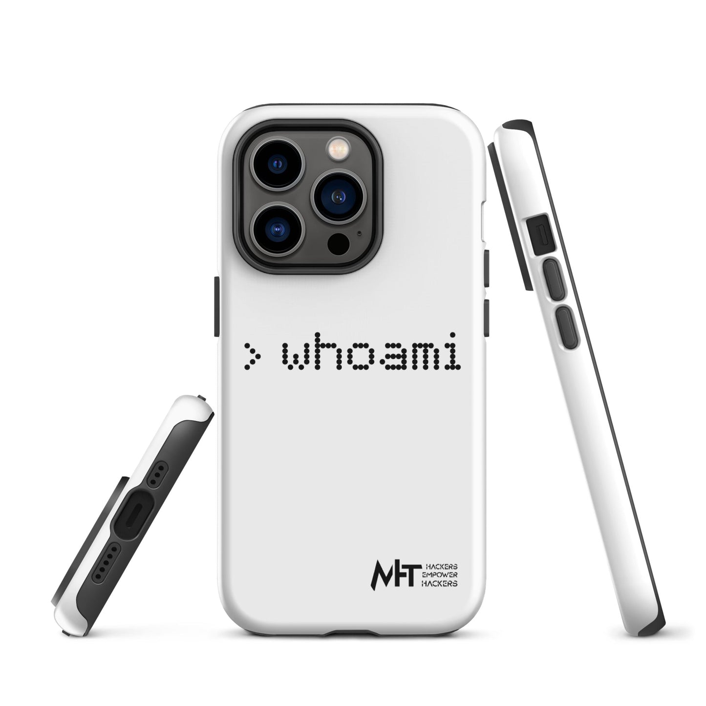 Whoami - Tough iPhone case by DarkByteGear