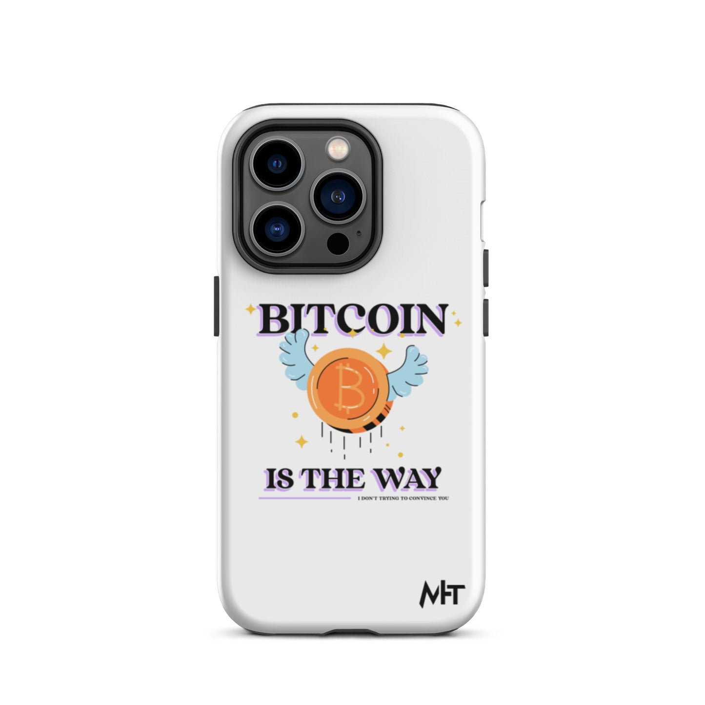 Bitcoin is the way - Tough iPhone case by DarkByteGear