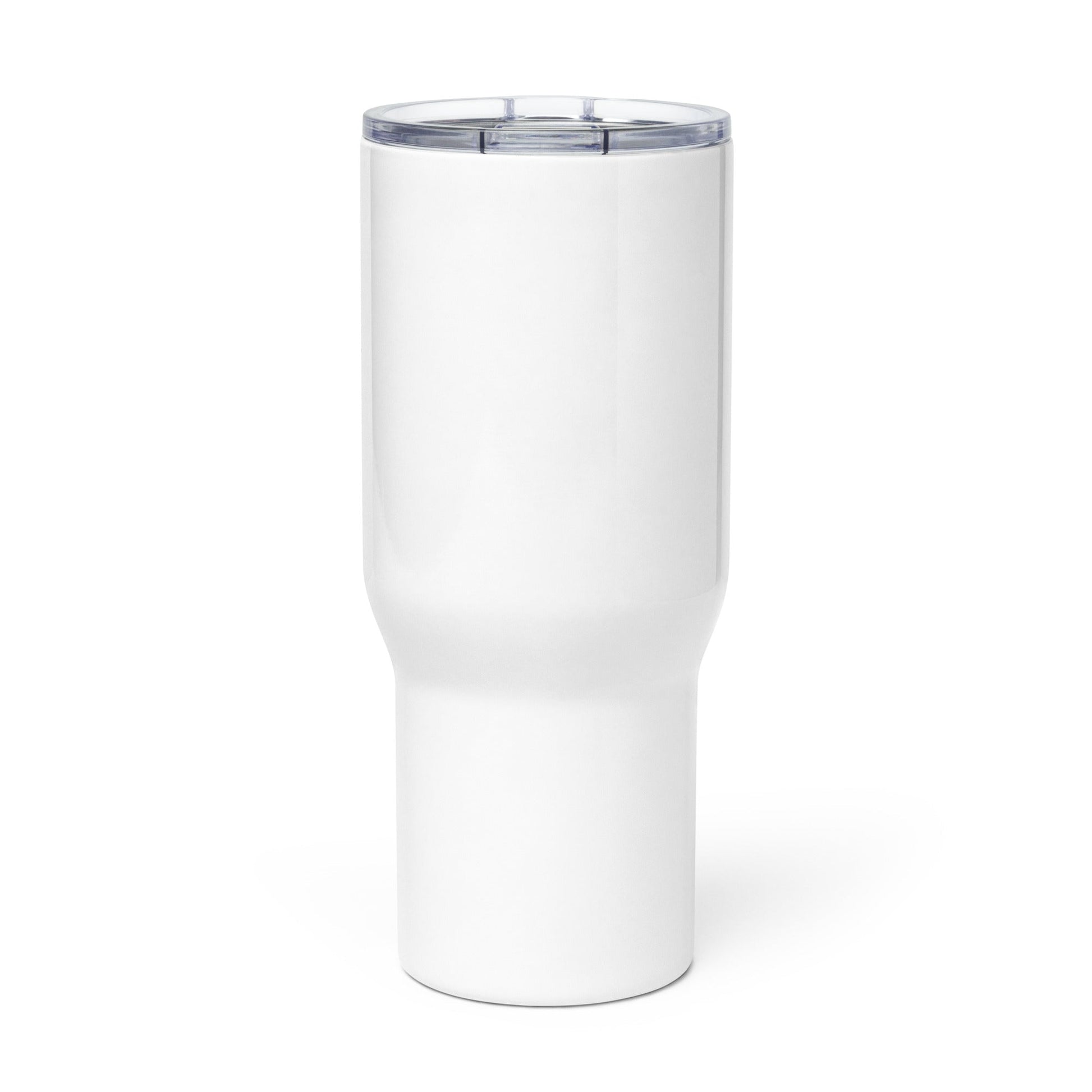 Athletes Empower Athletes - Travel mug with a handle by DarkByteGear