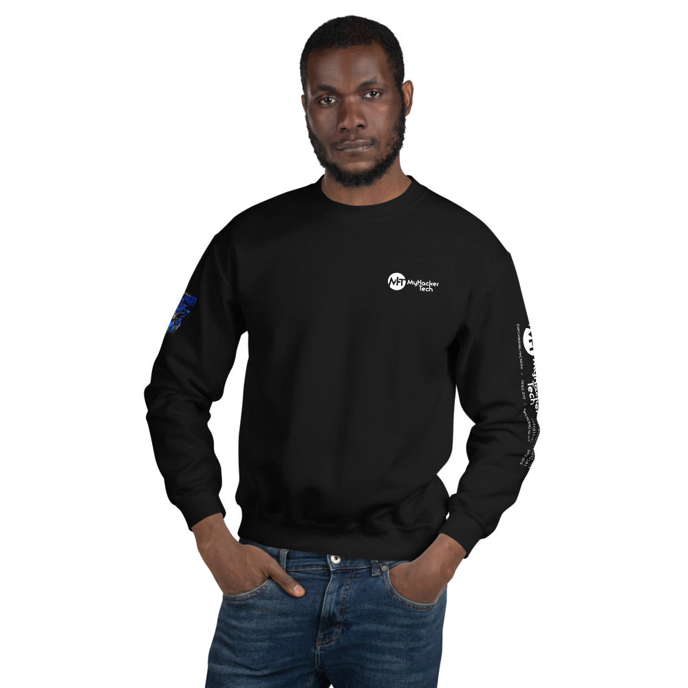 CyberWare Cyber knight - Unisex Sweatshirt (all sides print) by DarkByteGear