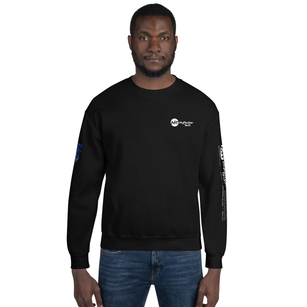 CyberWare Cyber knight - Unisex Sweatshirt (all sides print) by DarkByteGear
