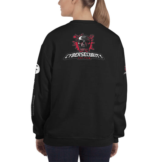 Cybersecurity Red Team v4 - Unisex Sweatshirt (all sides print) by DarkByteGear