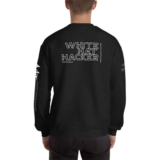 White Hat Hacker - Unisex Sweatshirt (all sides print) by DarkByteGear