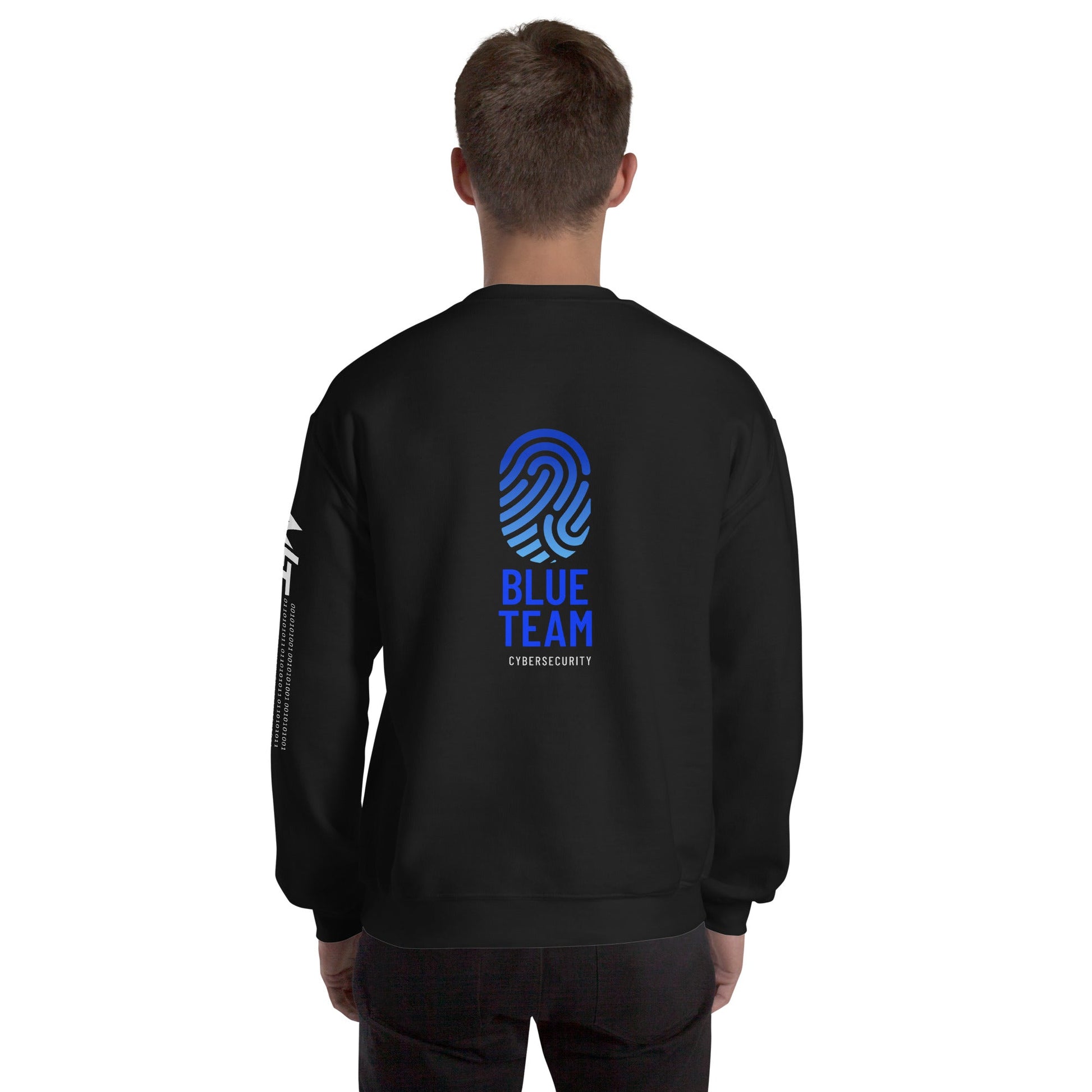 Cyber Security Blue Team v2 - Unisex Sweatshirt ( Back Print ) by DarkByteGear
