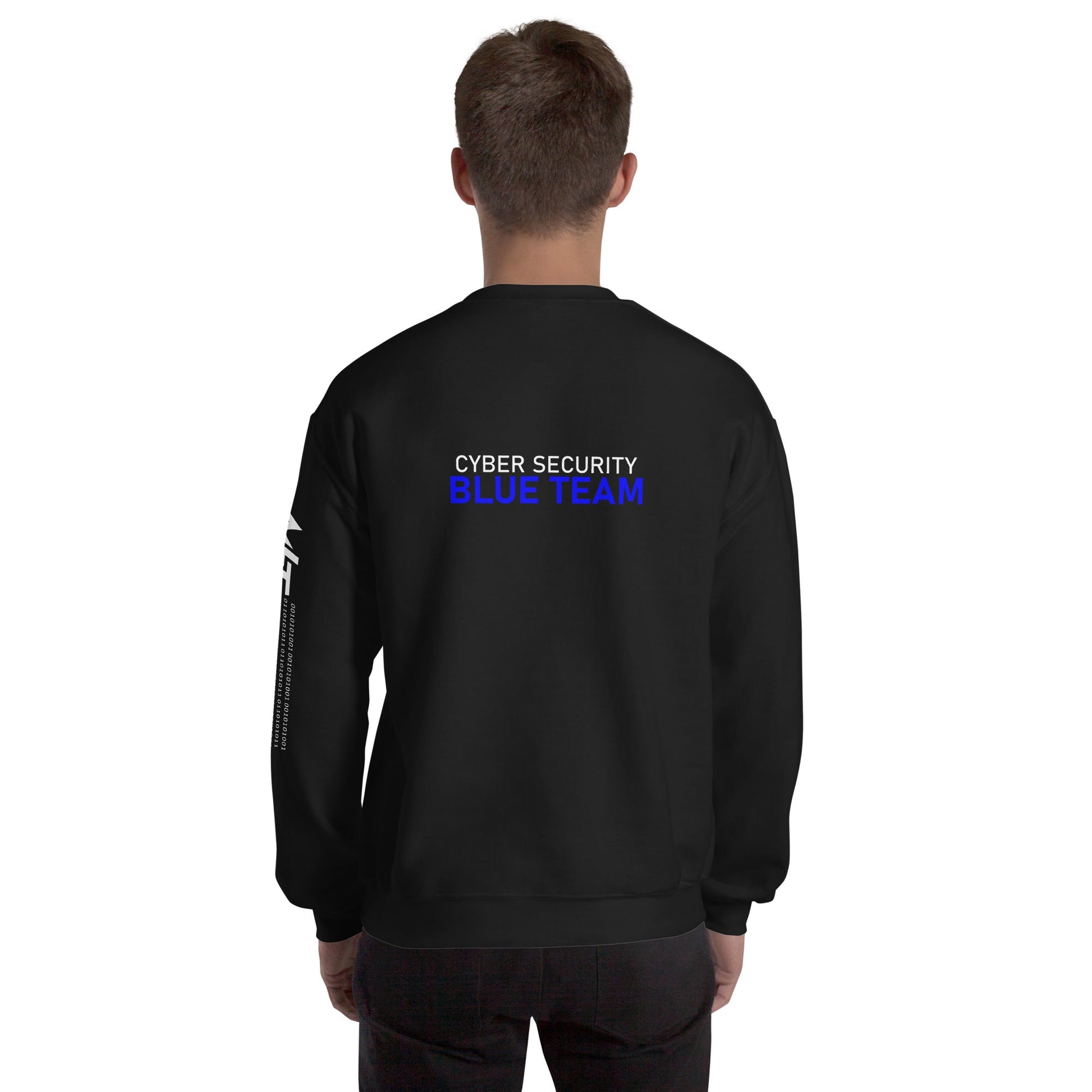 Cyber Security Blue team V4 - Unisex Sweatshirt ( Back Print ) by DarkByteGear
