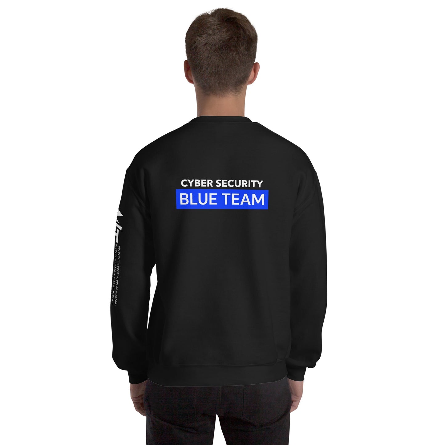 Cyber Security Blue Team V7 - Unisex Sweatshirt ( Back Print ) by DarkByteGear