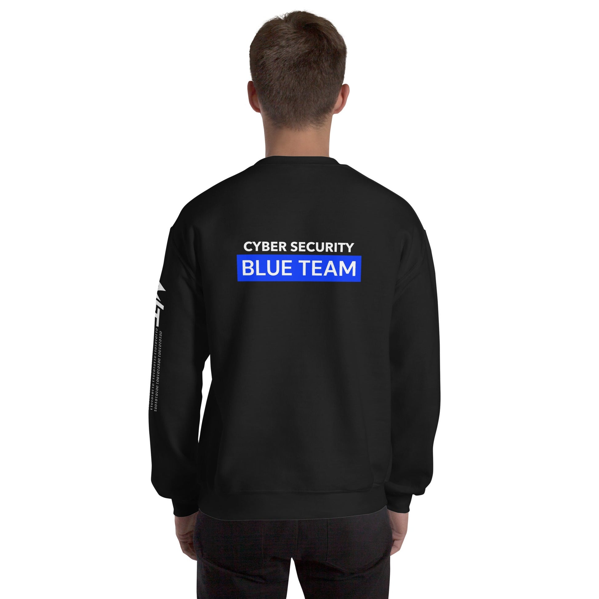Cyber Security Blue Team V7 - Unisex Sweatshirt ( Back Print ) by DarkByteGear