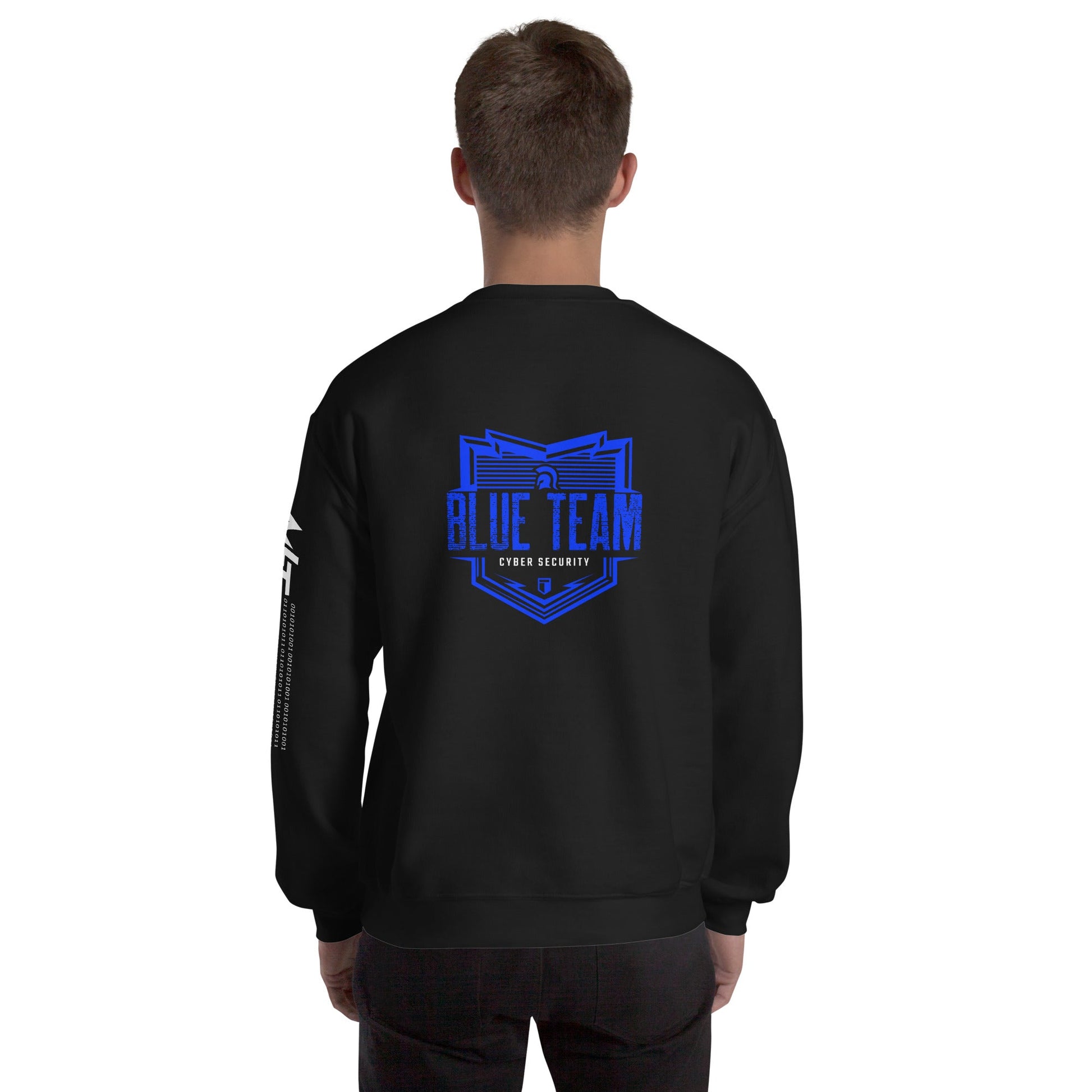 Cyber Security Blue Team V13 - Unisex Sweatshirt ( Back Print ) by DarkByteGear