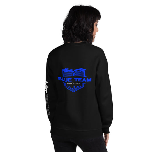 Cyber Security Blue Team V14 - Unisex Sweatshirt ( Back Print ) by DarkByteGear
