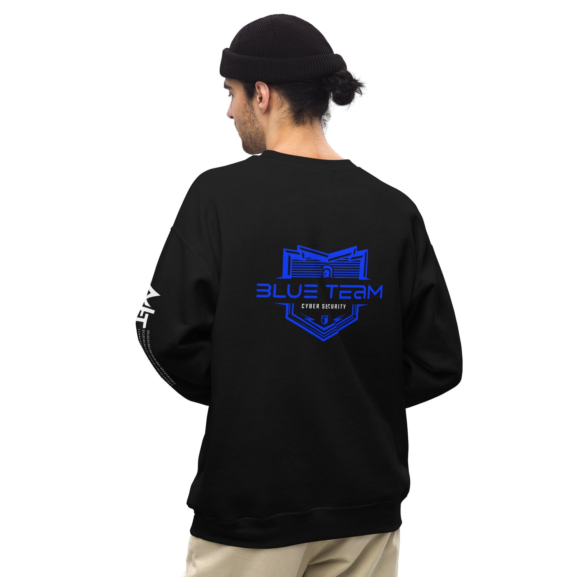 Cyber Security Blue Team V15 - Unisex Sweatshirt ( Back Print ) by DarkByteGear