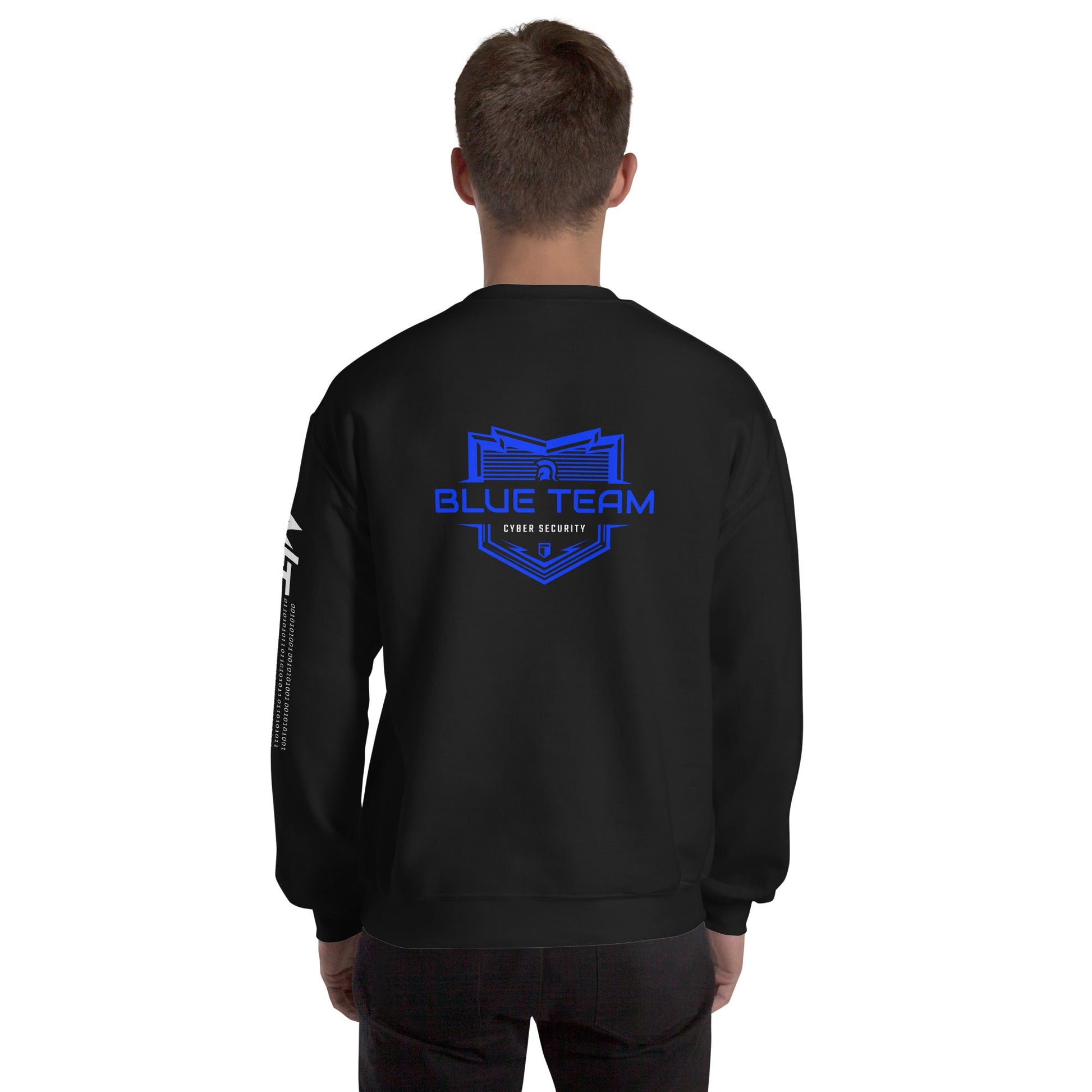 Cyber Security Blue Team V17 - Unisex Sweatshirt ( Back Print ) by DarkByteGear