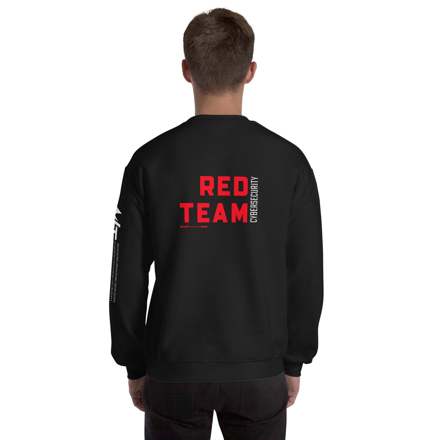 Cyber Security Red Team V8 - Unisex Sweatshirt ( Back Print ) by DarkByteGear
