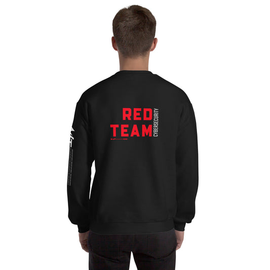 Cyber Security Red Team V8 - Unisex Sweatshirt ( Back Print ) by DarkByteGear