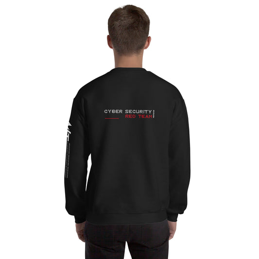 Cyber Security Red Team V2 - Unisex Sweatshirt ( Back Print ) by DarkByteGear