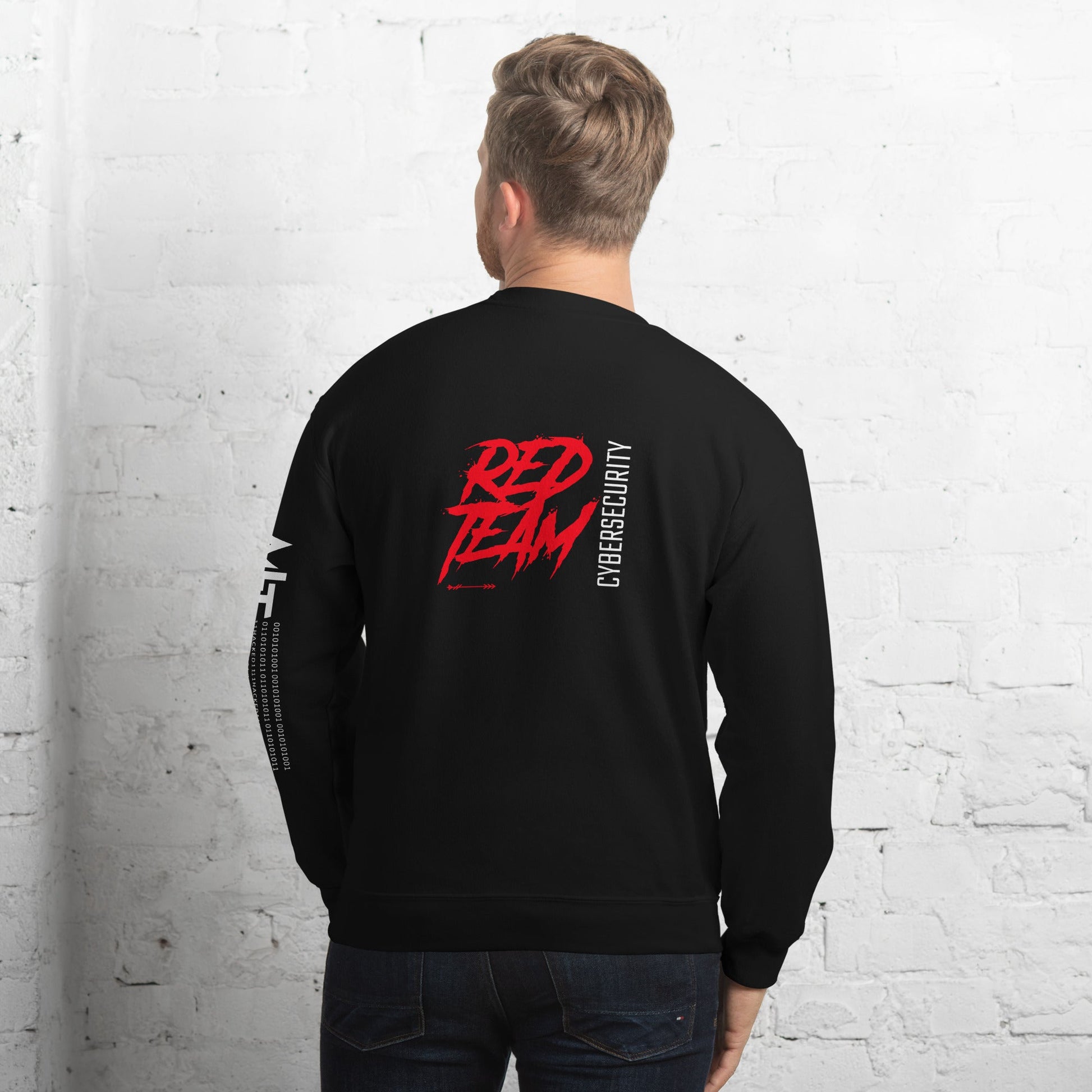 Cyber Security Red Team V6 - Unisex Sweatshirt ( Back Print ) by DarkByteGear