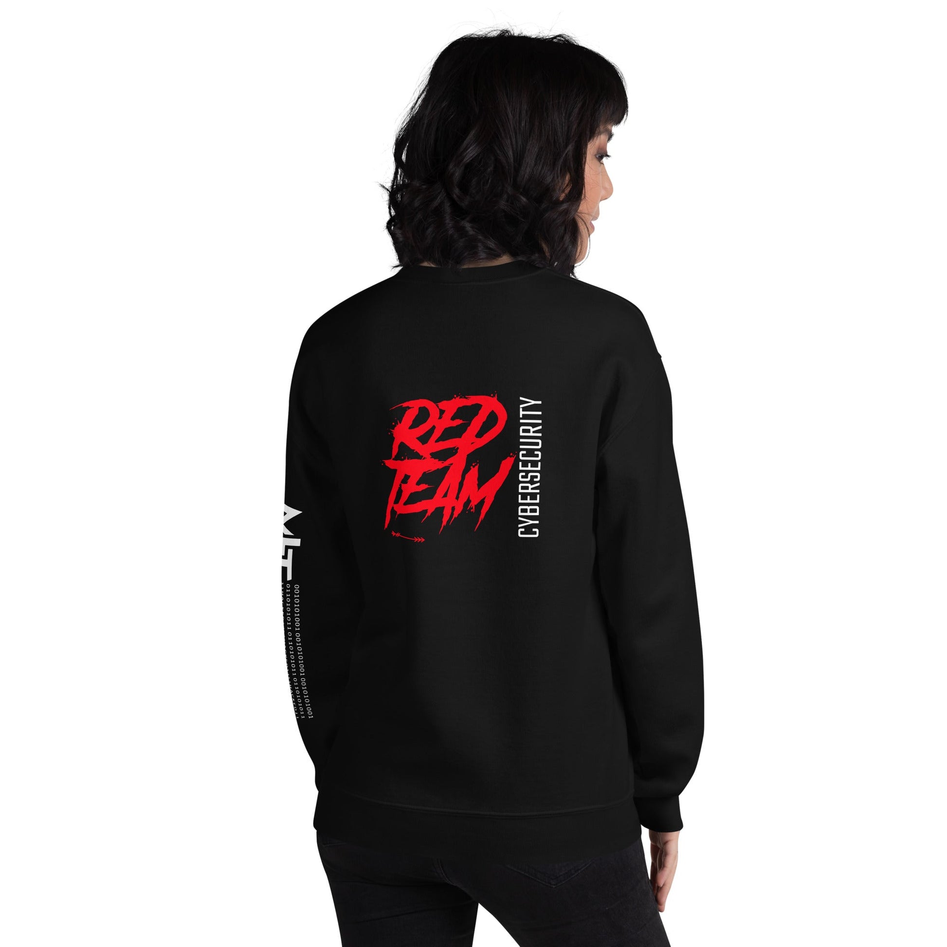 Cyber Security Red Team V6 - Unisex Sweatshirt ( Back Print ) by DarkByteGear