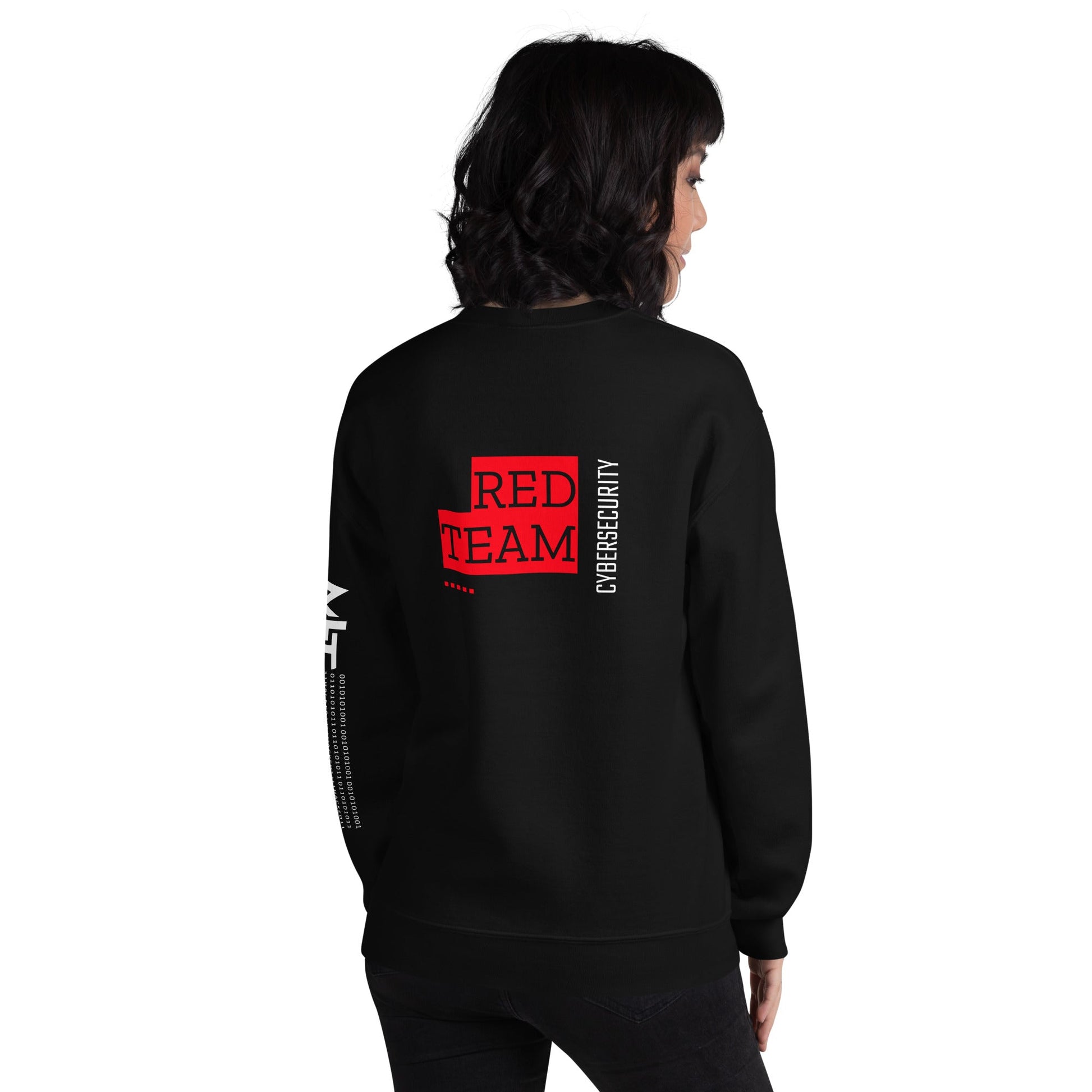 Cyber Security Red Team V13 - Unisex Sweatshirt ( Back Print ) by DarkByteGear
