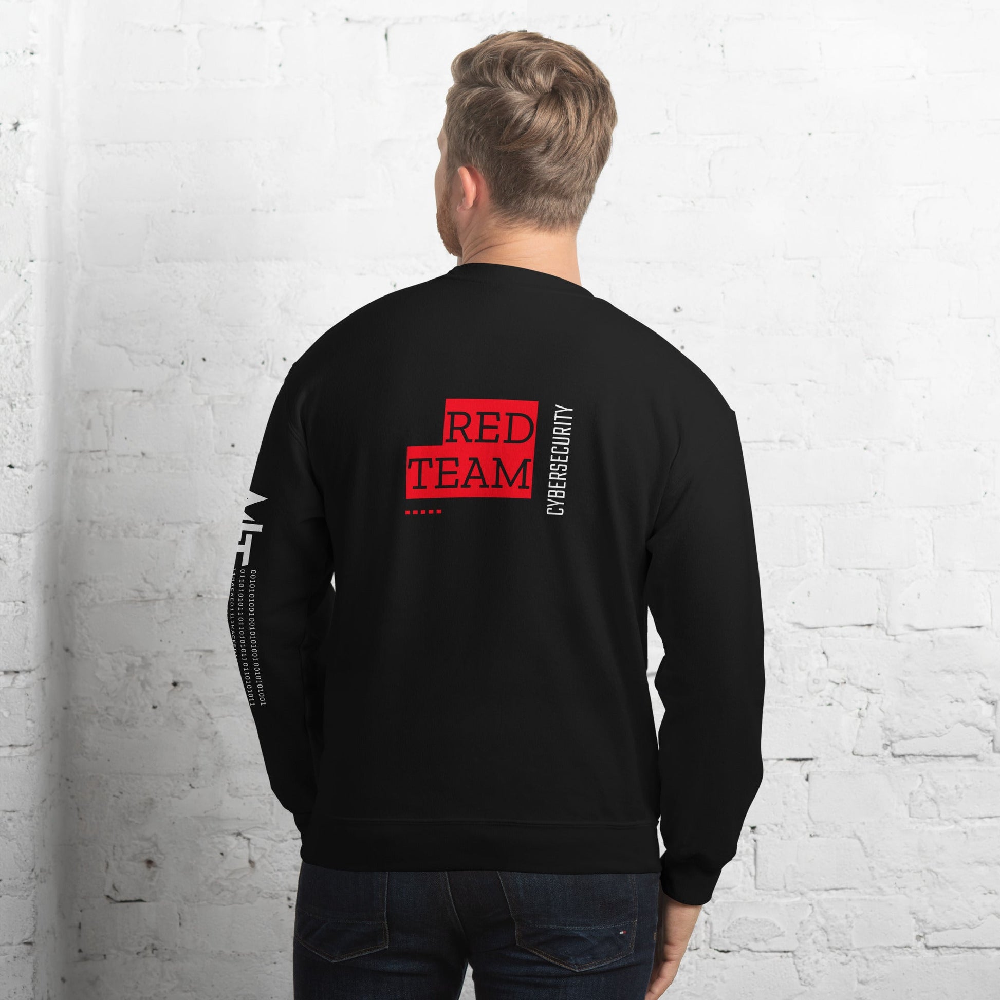 Cyber Security Red Team V13 - Unisex Sweatshirt ( Back Print ) by DarkByteGear