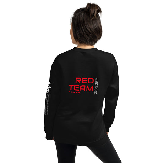 Cyber Security Red Team V14 - Unisex Sweatshirt ( Back Print ) by DarkByteGear