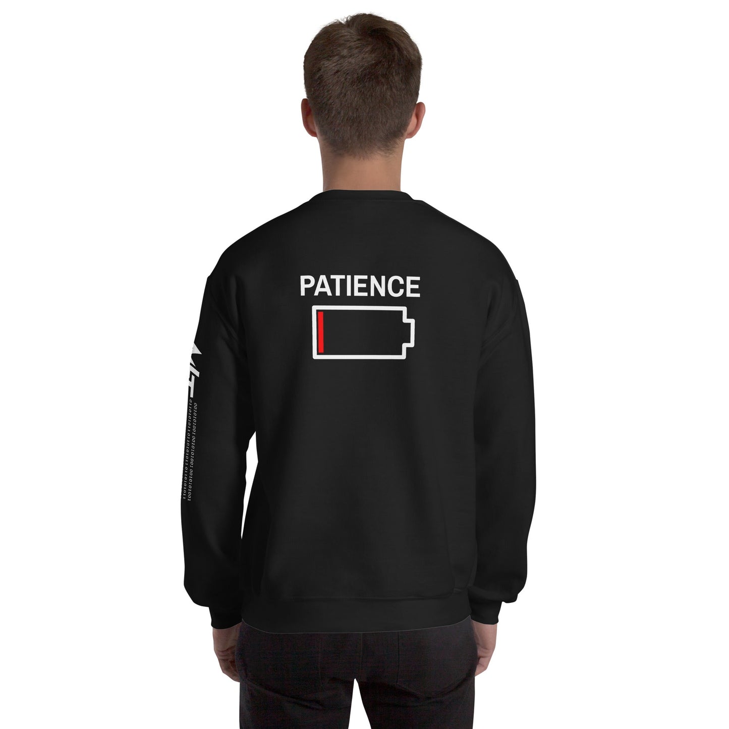 Patience - Unisex Sweatshirt ( Back Print ) by DarkByteGear