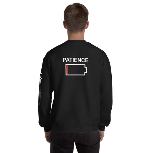 Patience - Unisex Sweatshirt ( Back Print ) by DarkByteGear