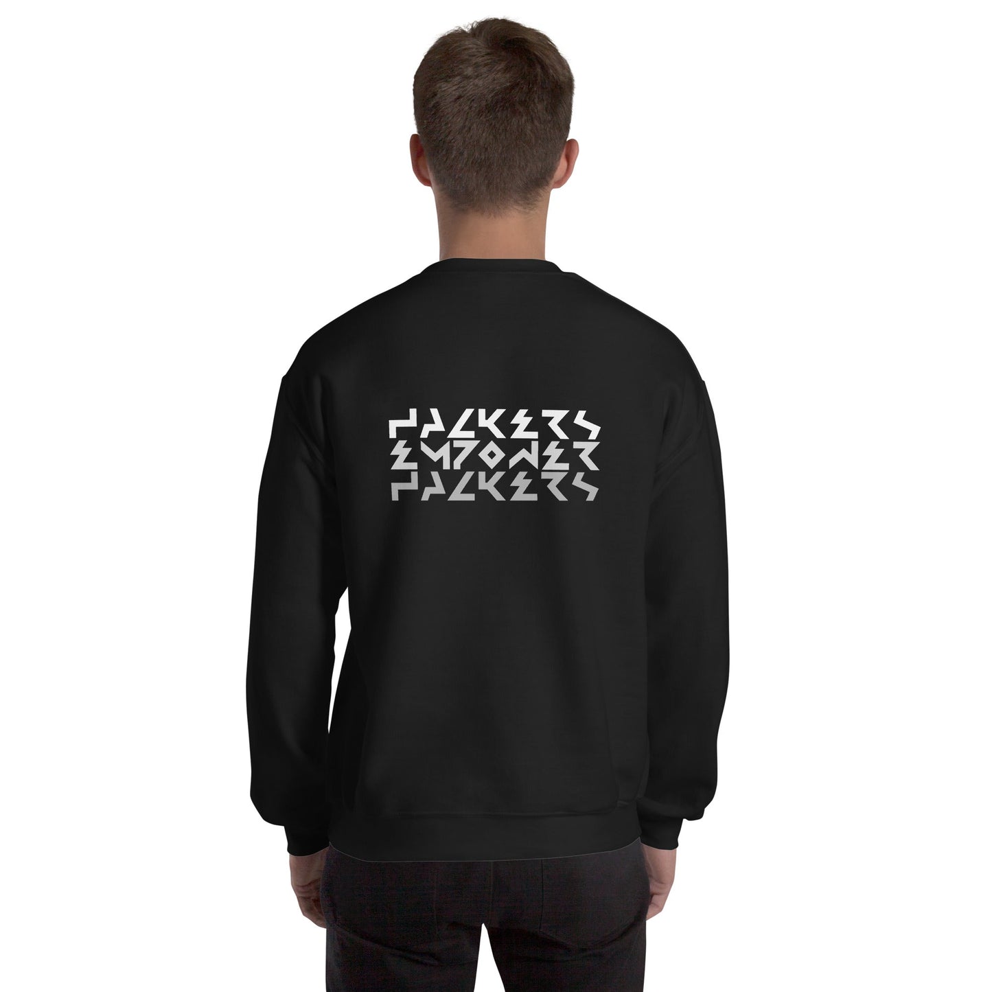 Hackers Empower Hackers V4 - Unisex Sweatshirt ( Back Print ) by DarkByteGear