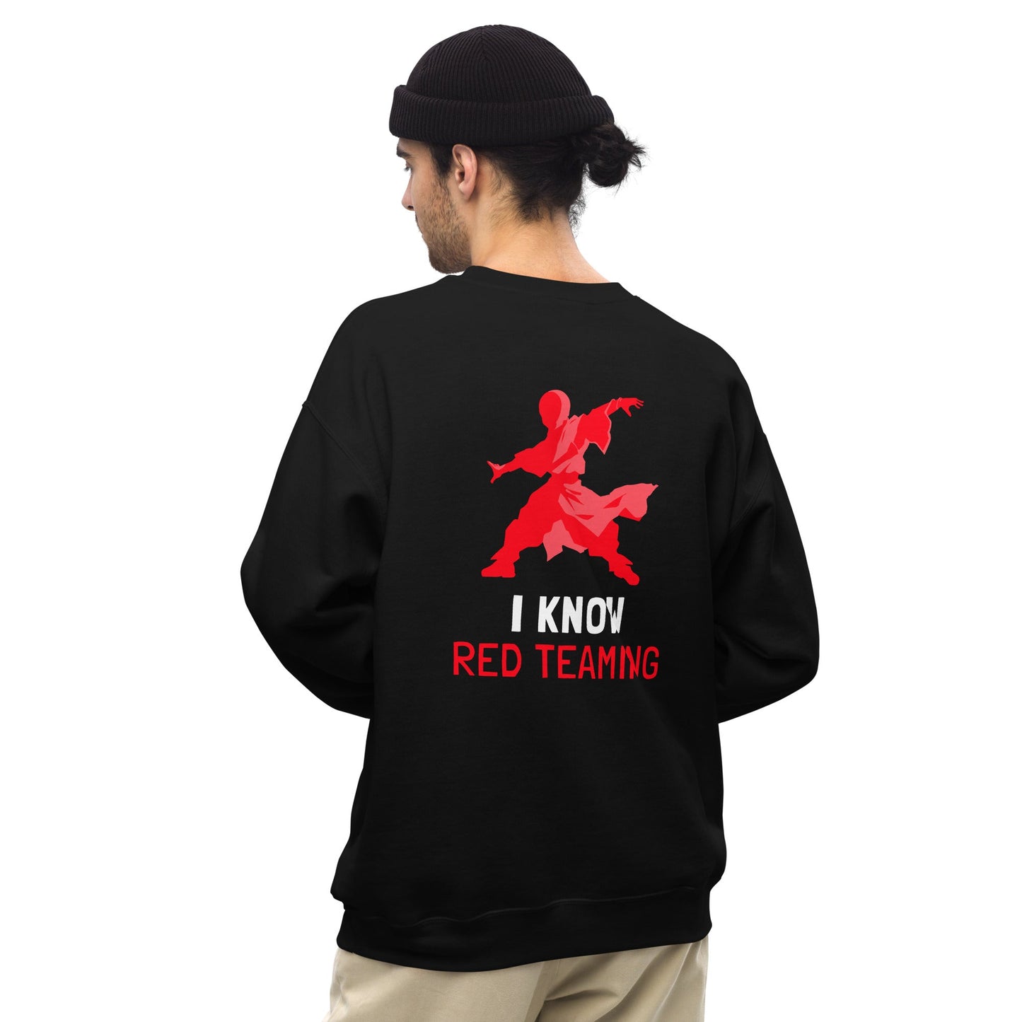 I Know Red Teaming - Unisex Sweatshirt ( Back Print ) by DarkByteGear