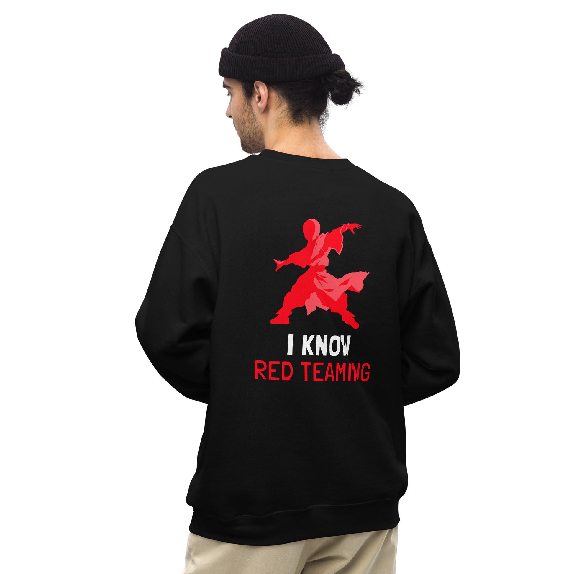 I Know Red Teaming - Unisex Sweatshirt ( Back Print ) by DarkByteGear
