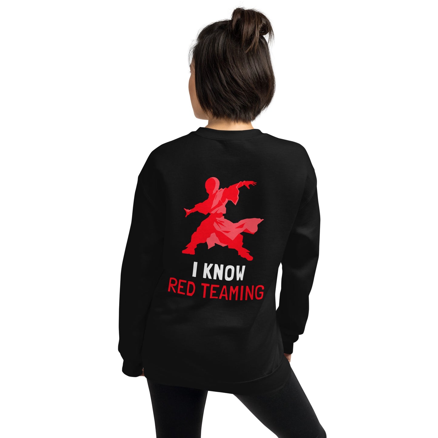 I Know Red Teaming - Unisex Sweatshirt ( Back Print ) by DarkByteGear