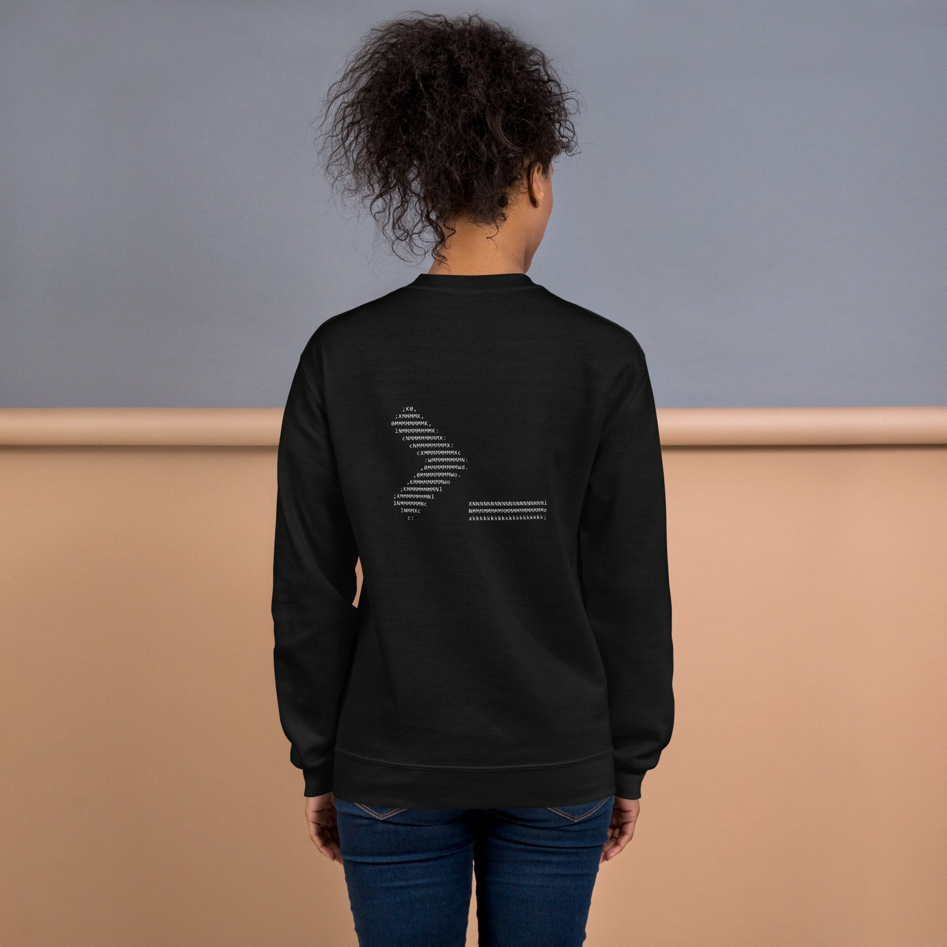 CLI - Unisex Sweatshirt ( Back Print ) by DarkByteGear