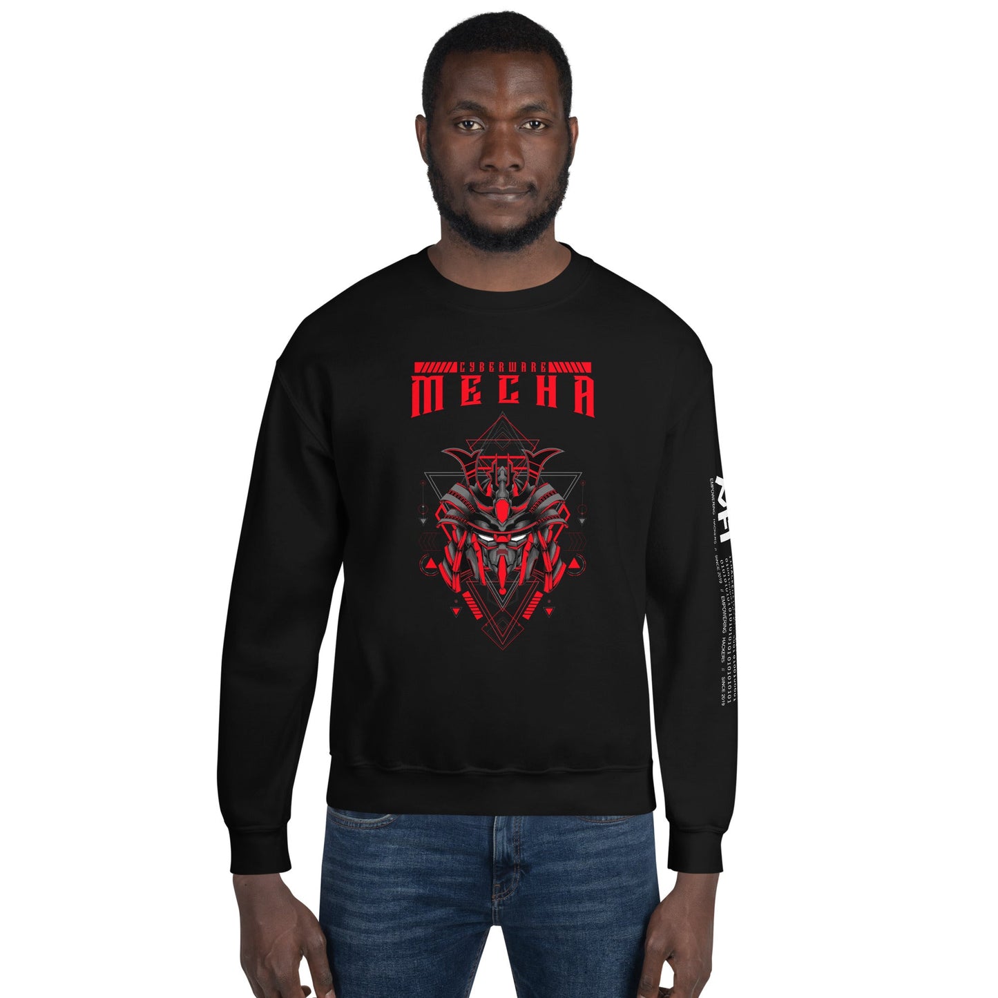 CyberWare Mecha - Unisex Sweatshirt by DarkByteGear