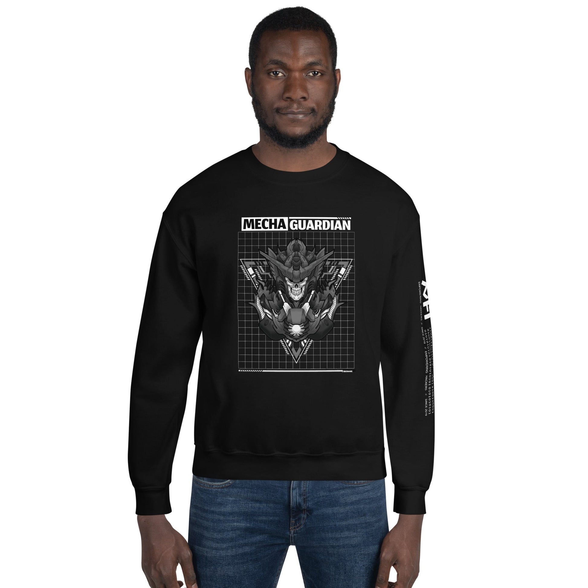 Mecha Guardian - Unisex Sweatshirt by DarkByteGear