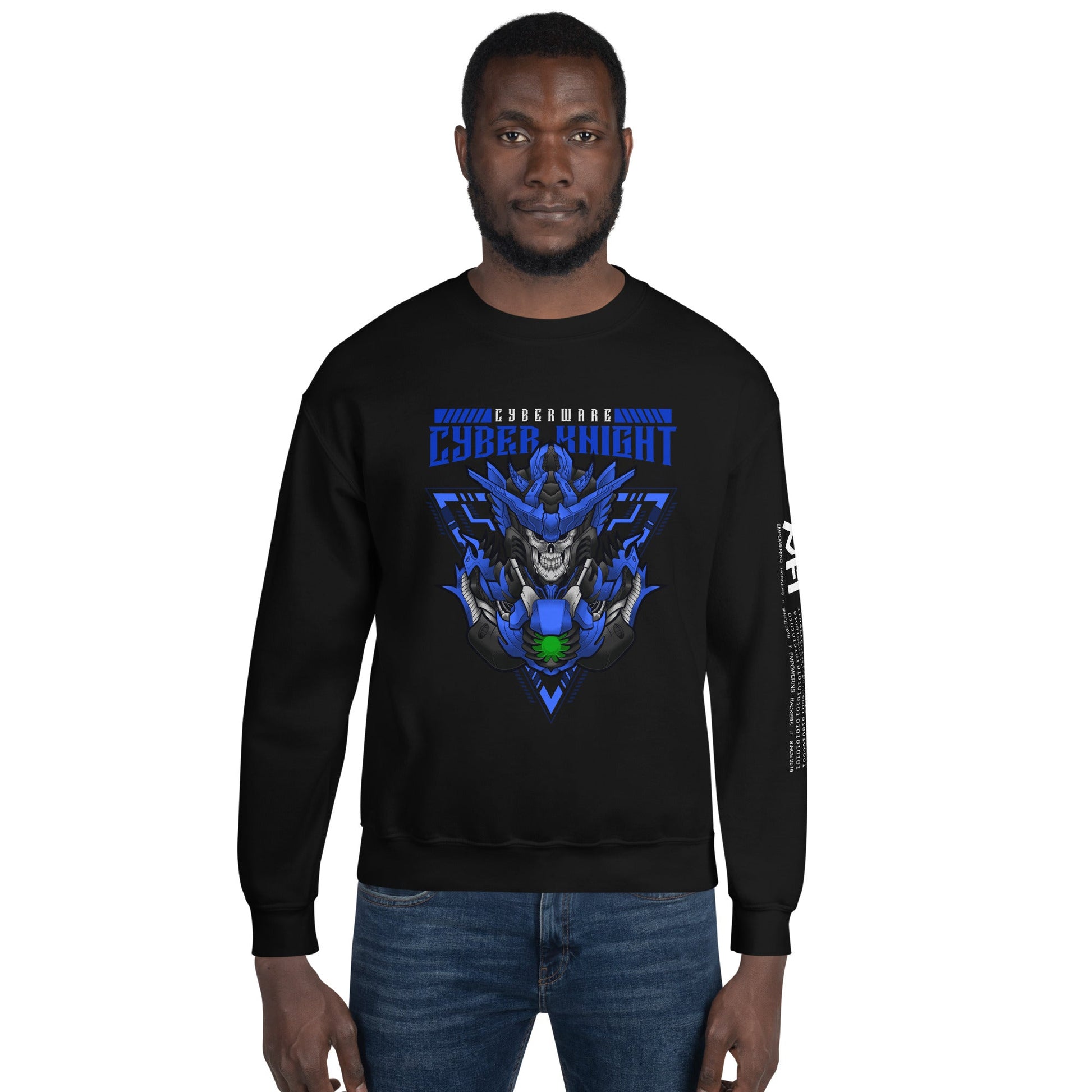 CyberWare Cyber knight - Unisex Sweatshirt by DarkByteGear
